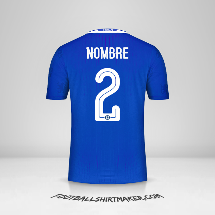 Jersey Chelsea Cup 2016/17 -  nombre - 2