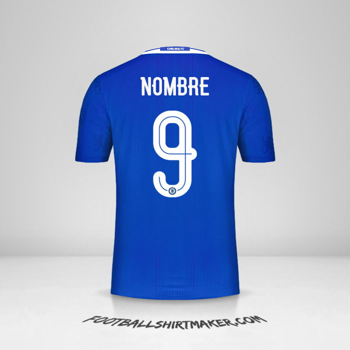Jersey Chelsea Cup 2016/17 -  nombre - 9