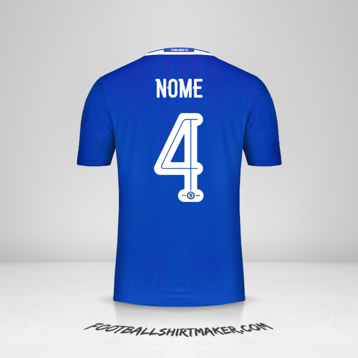 Camisa Chelsea Cup 2016/17 -  nome - 4