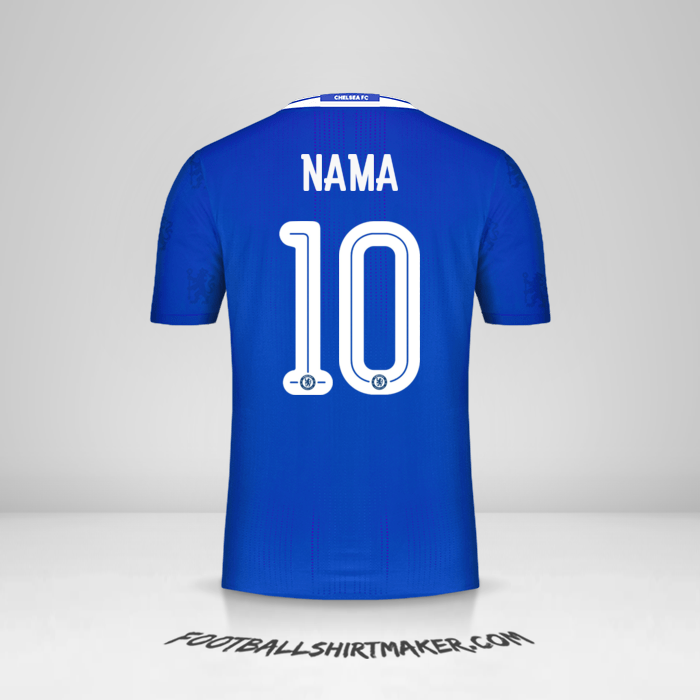 Jersey Chelsea Cup 2016/17 -  nama - 10