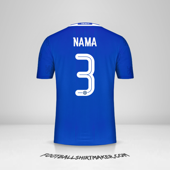 Jersey Chelsea Cup 2016/17 -  nama - 3