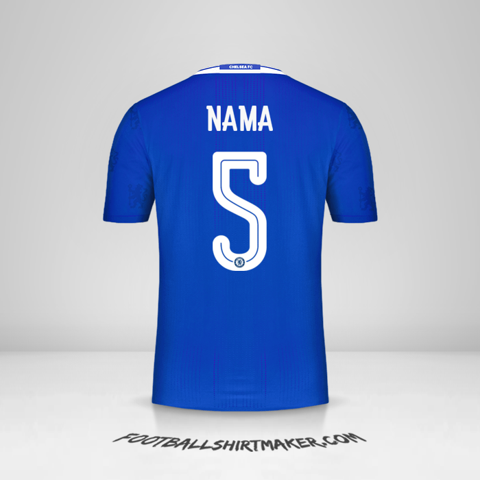 Jersey Chelsea Cup 2016/17 -  nama - 5
