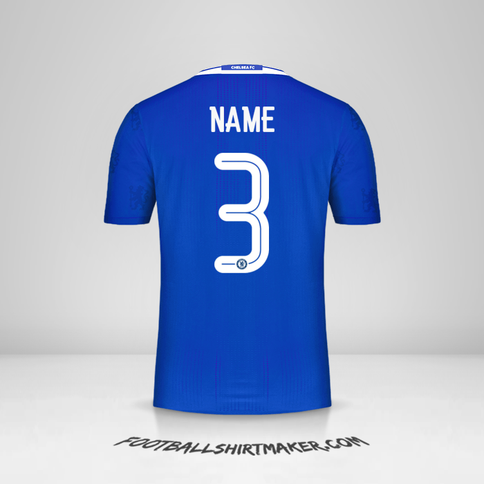 Shirt Chelsea Cup 2016/17 -  name - 3