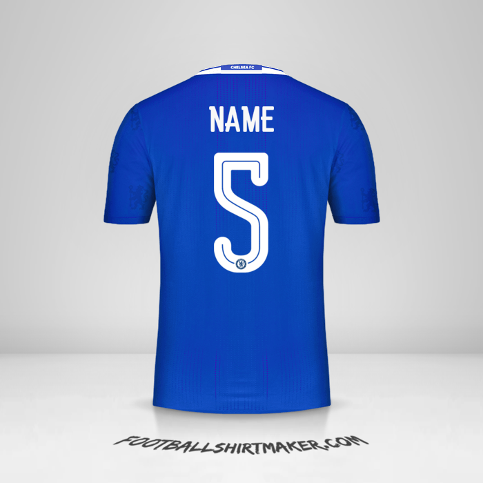 Jersey Chelsea Cup 2016/17 -  name - 5