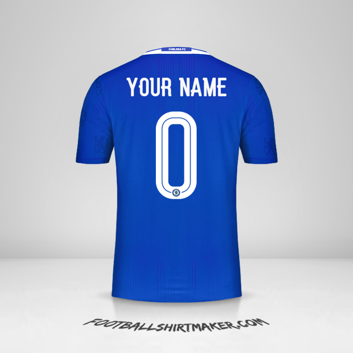 Jersey Chelsea Cup 2016/17 -  your name - 0