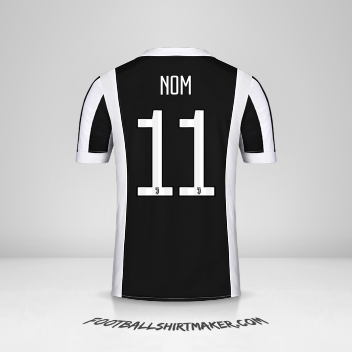 Maillot Juventus FC 2017/18 -  nom - 11