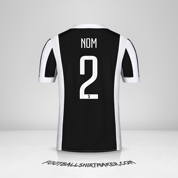Maillot Juventus FC 2017/18 -  nom - 2