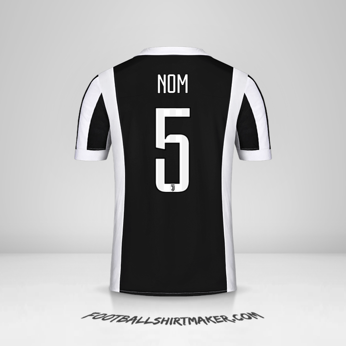 Maillot Juventus FC 2017/18 -  nom - 5