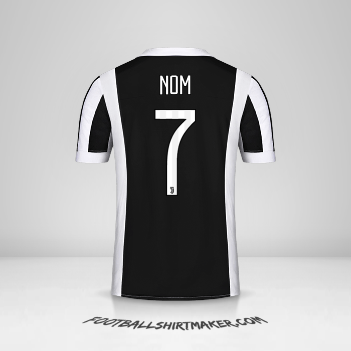 Maillot Juventus FC 2017/18 -  nom - 7