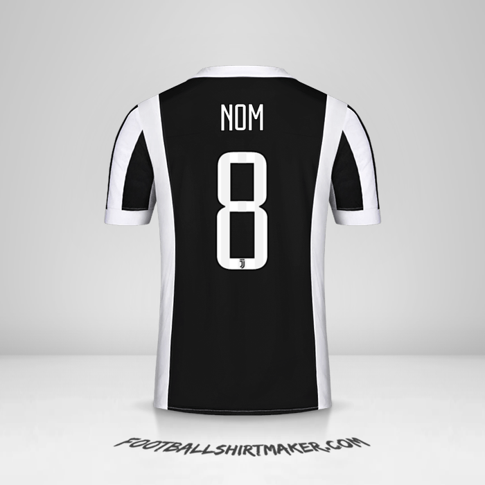 Maillot Juventus FC 2017/18 -  nom - 8