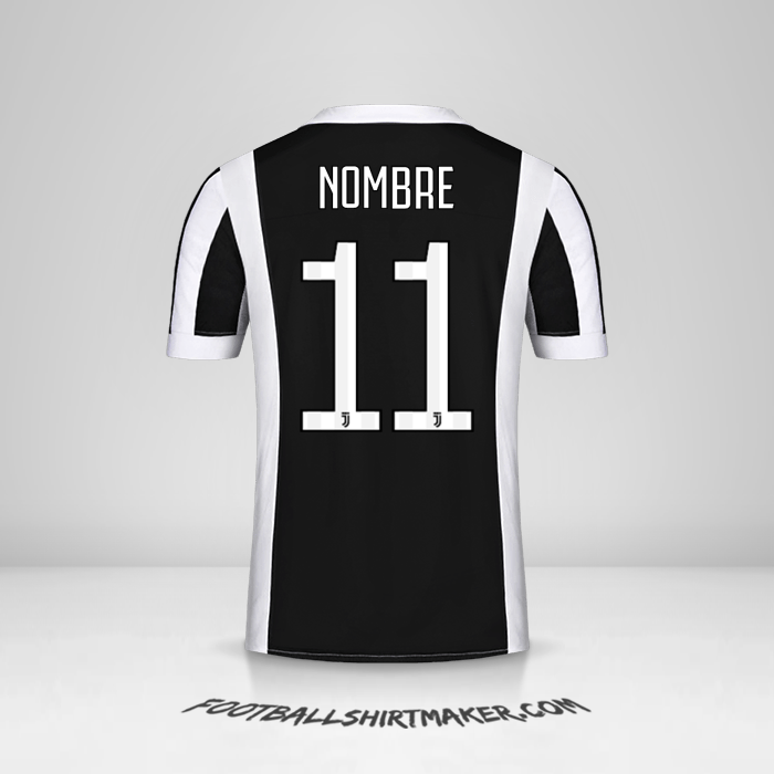 Jersey Juventus FC 2017/18 -  nombre - 11