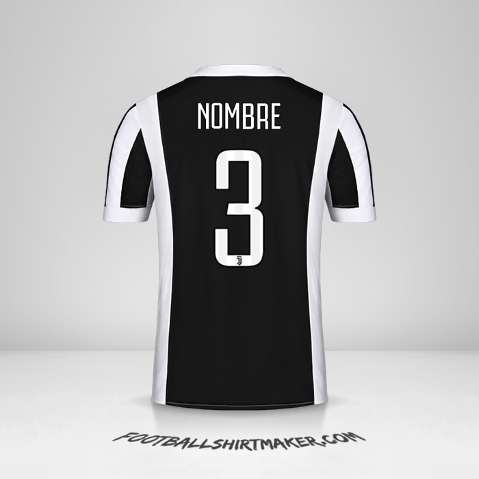 Camiseta Juventus FC 2017/18 -  nombre - 3