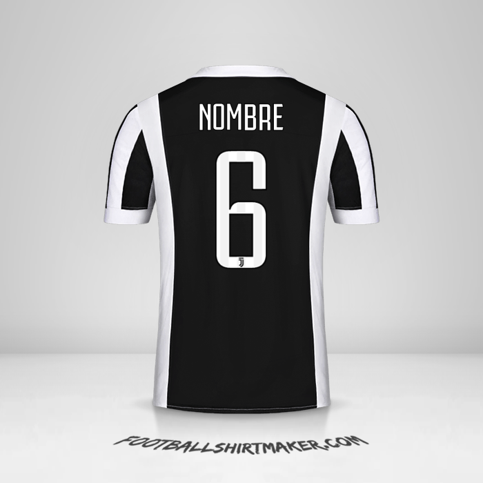 Camiseta Juventus FC 2017/18 -  nombre - 6