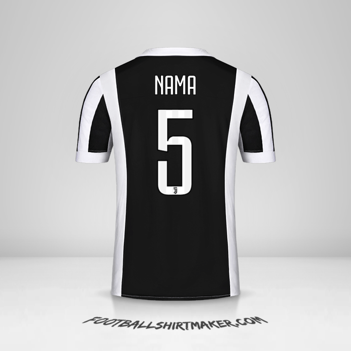 Jersey Juventus FC 2017/18 -  nama - 5