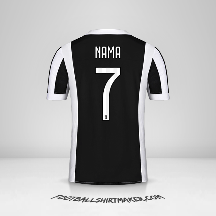 Jersey Juventus FC 2017/18 -  nama - 7