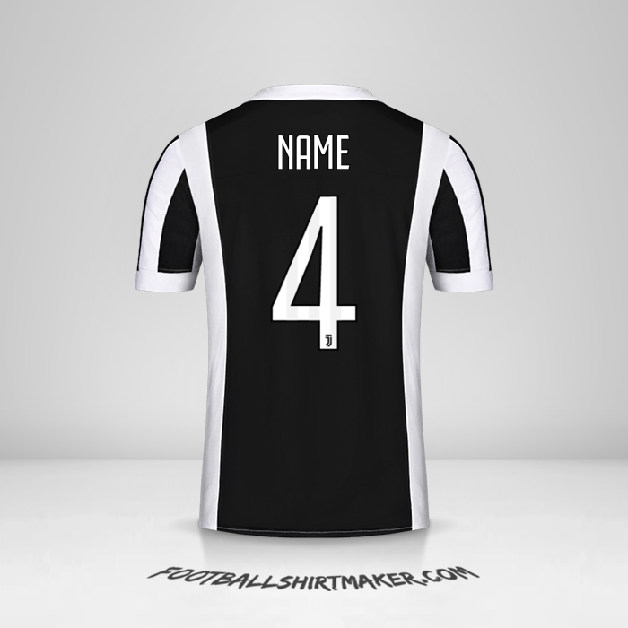 Jersey Juventus FC 2017/18 -  name - 4