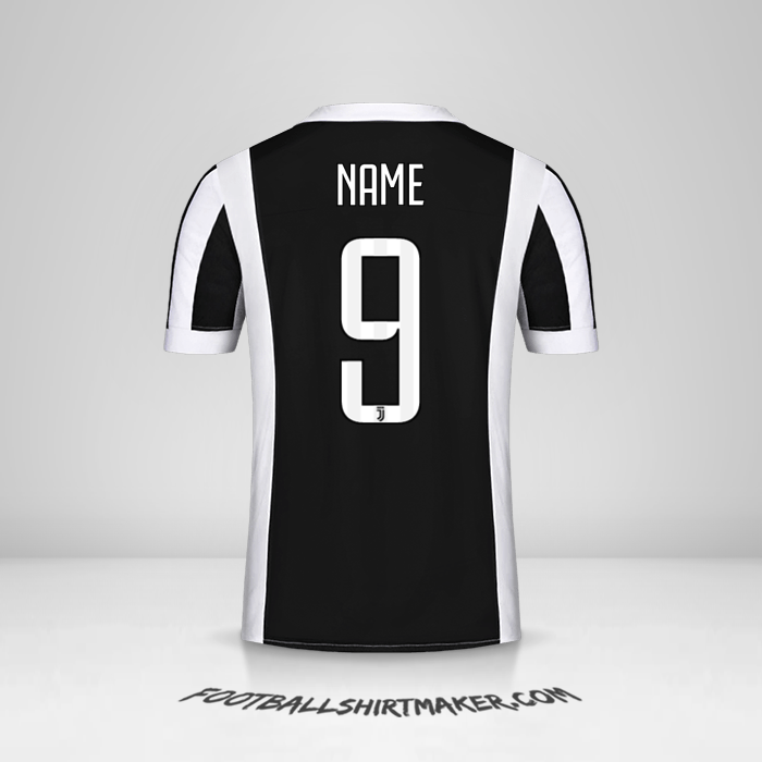Jersey Juventus FC 2017/18 -  name - 9