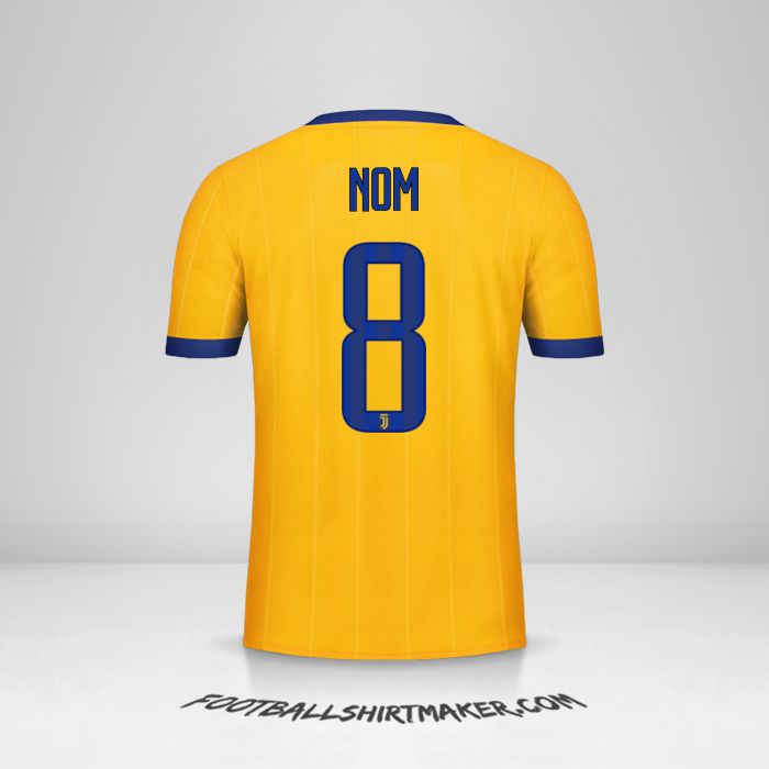 Maillot Juventus FC 2017/18 Extérieur -  nom - 8
