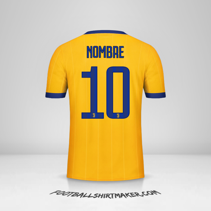 Camiseta Juventus FC 2017/18 Visita -  nombre - 10