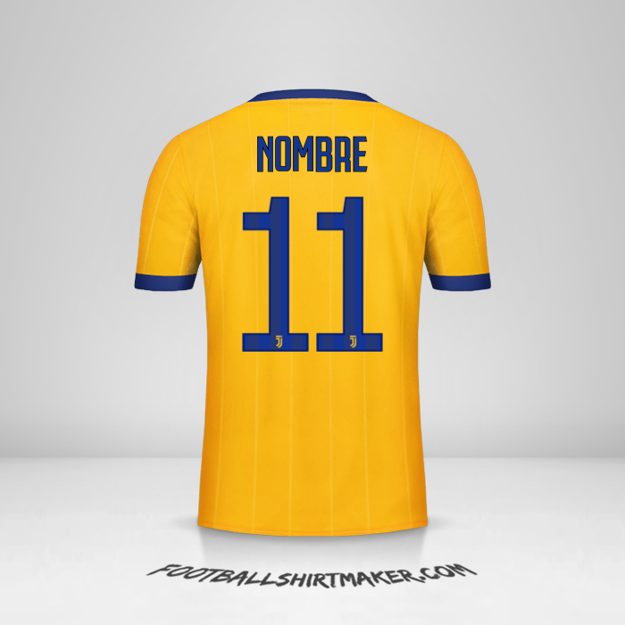 Jersey Juventus FC 2017/18 Visita -  nombre - 11