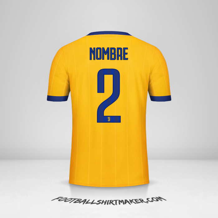 Camiseta Juventus FC 2017/18 Visita -  nombre - 2