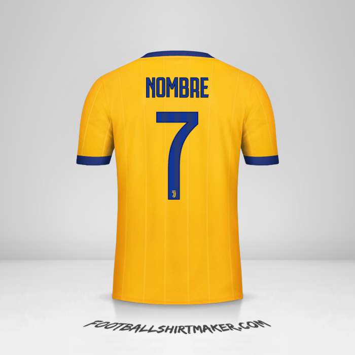 Jersey Juventus FC 2017/18 Visita -  nombre - 7
