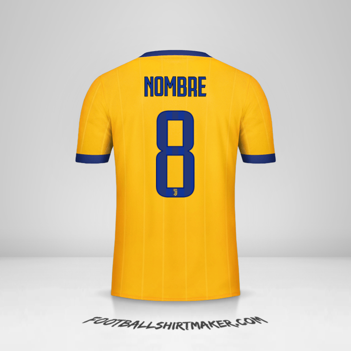 Camiseta Juventus FC 2017/18 Visita -  nombre - 8