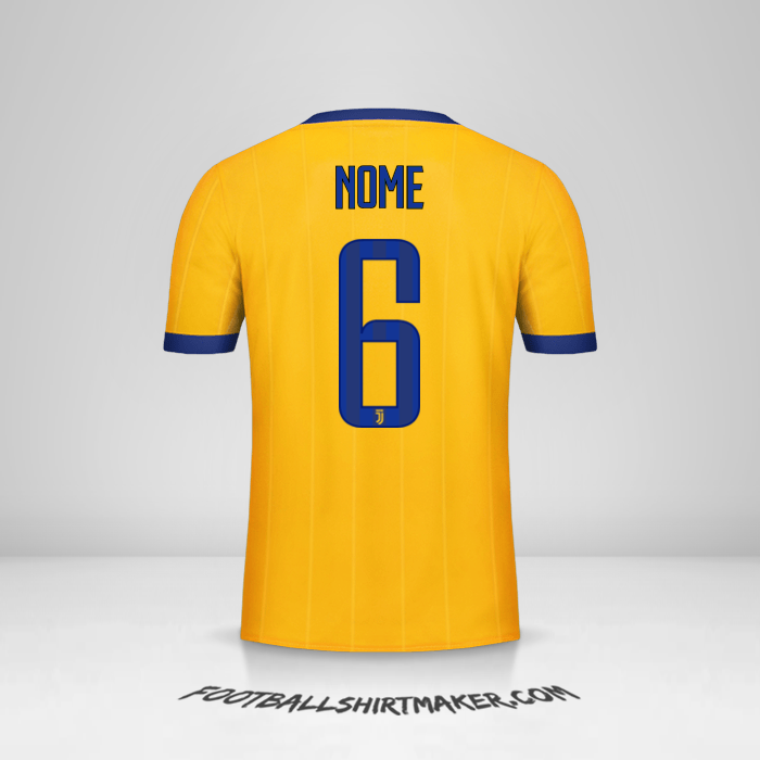 Maglia Juventus FC 2017/18 Seconda -  nome - 6