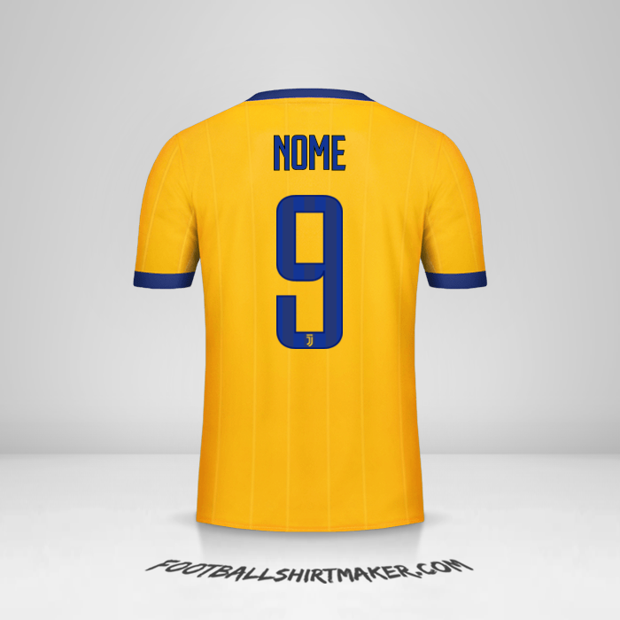 Maglia Juventus FC 2017/18 Seconda -  nome - 9