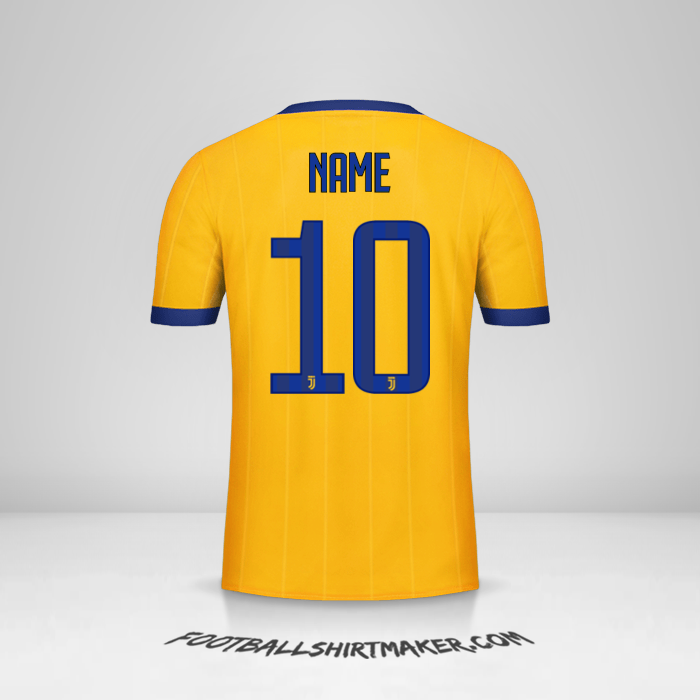 Trikot Juventus FC 2017/18 Auswärts -  name - 10