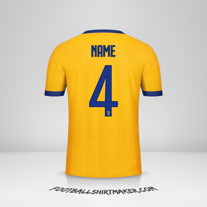 Trikot Juventus FC 2017/18 Auswärts -  name - 4