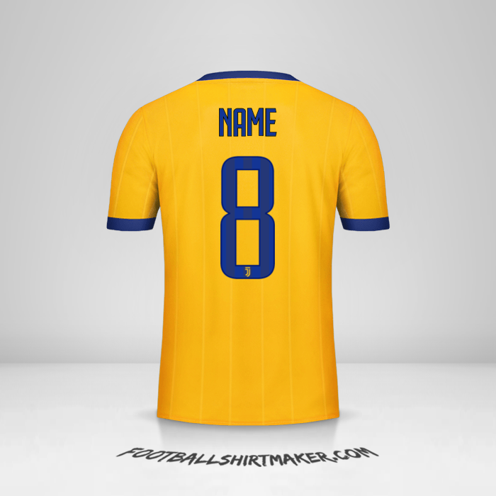 Trikot Juventus FC 2017/18 Auswärts -  name - 8