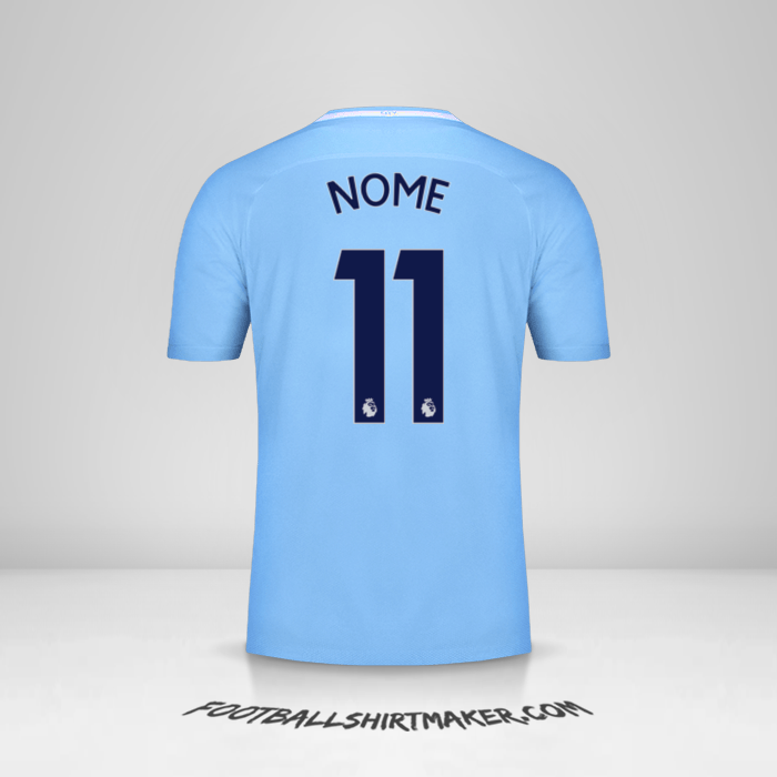 Maglia Manchester City 2017/18 -  nome - 11