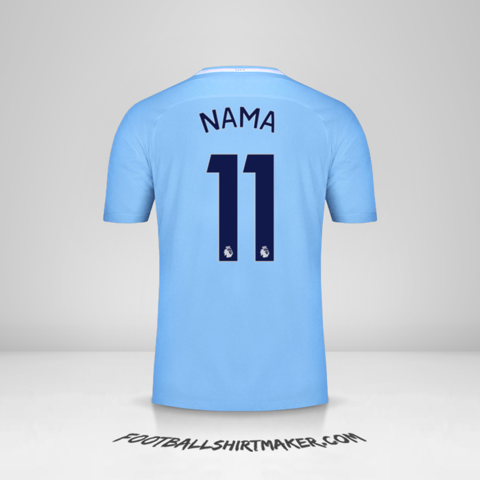 Jersey Manchester City 2017/18 -  nama - 11