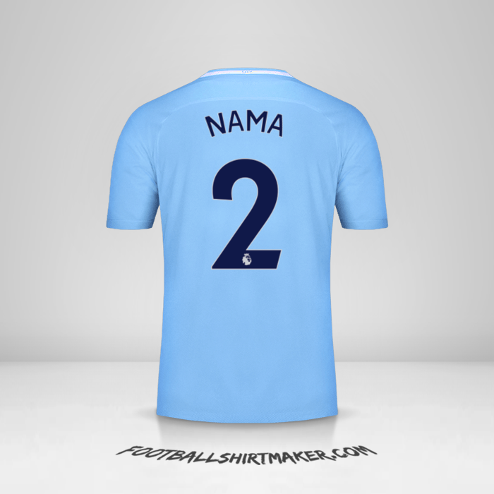 Jersey Manchester City 2017/18 -  nama - 2