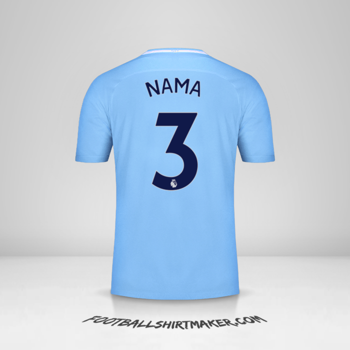 Jersey Manchester City 2017/18 -  nama - 3
