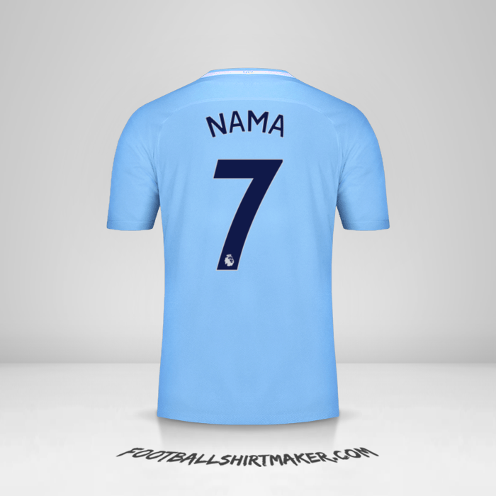 Jersey Manchester City 2017/18 -  nama - 7