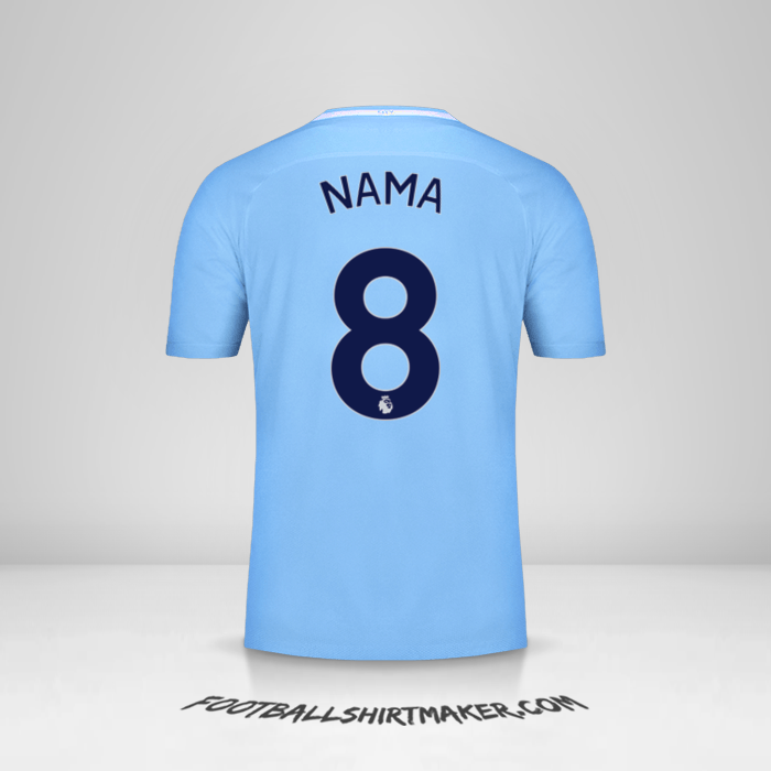 Jersey Manchester City 2017/18 -  nama - 8