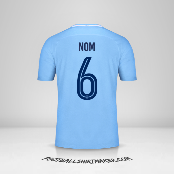 Maillot Manchester City Cup 2017/18 -  nom - 6