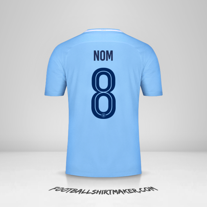 Maillot Manchester City Cup 2017/18 -  nom - 8