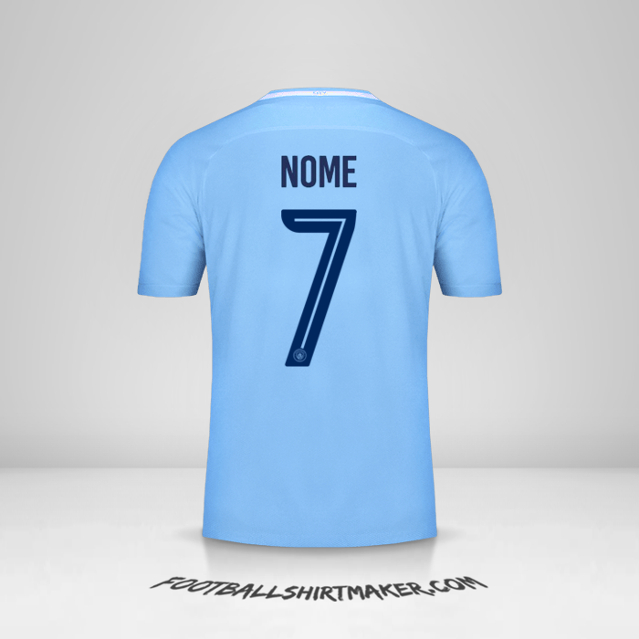 Camisa Manchester City Cup 2017/18 -  nome - 7