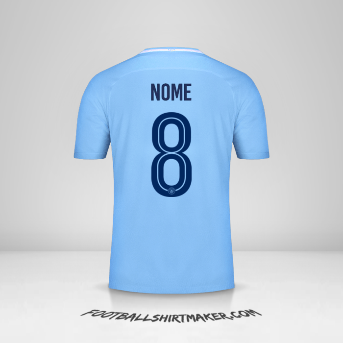 Camisa Manchester City Cup 2017/18 -  nome - 8