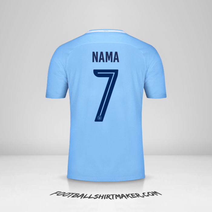 Jersey Manchester City Cup 2017/18 -  nama - 7