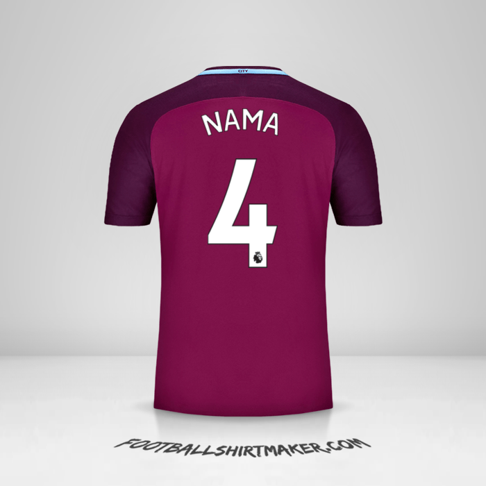 Jersey Manchester City 2017/18 Alternatif -  nama - 4