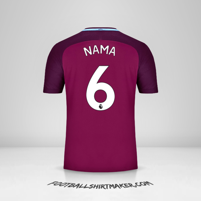 Jersey Manchester City 2017/18 Alternatif -  nama - 6