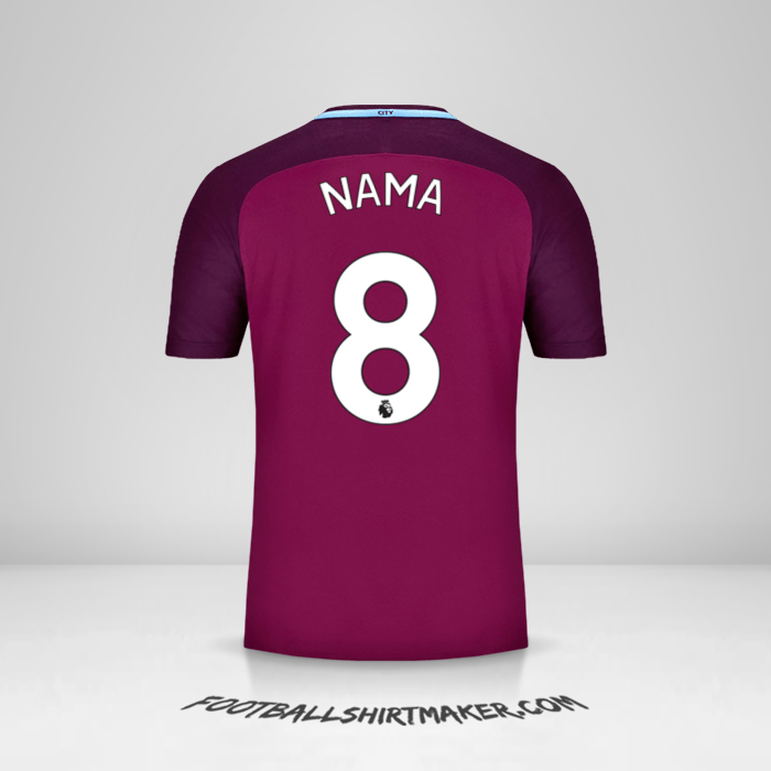 Jersey Manchester City 2017/18 Alternatif -  nama - 8