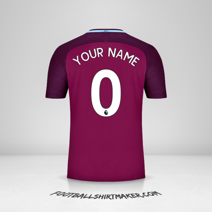 Jersey Manchester City 2017/18 II -  your name - 0