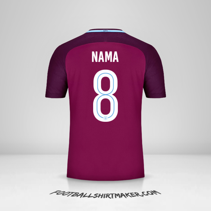 Jersey Manchester City Cup 2017/18 Alternatif -  nama - 8