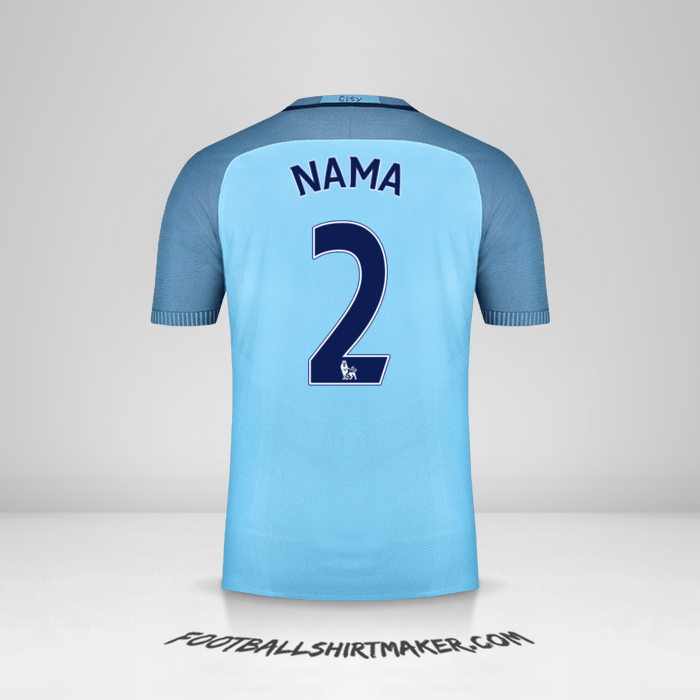Jersey Manchester City 2016/17 -  nama - 2