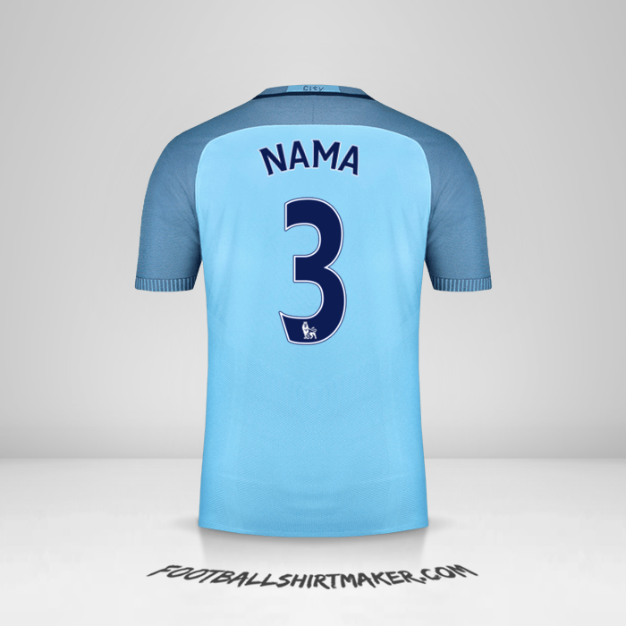 Jersey Manchester City 2016/17 -  nama - 3